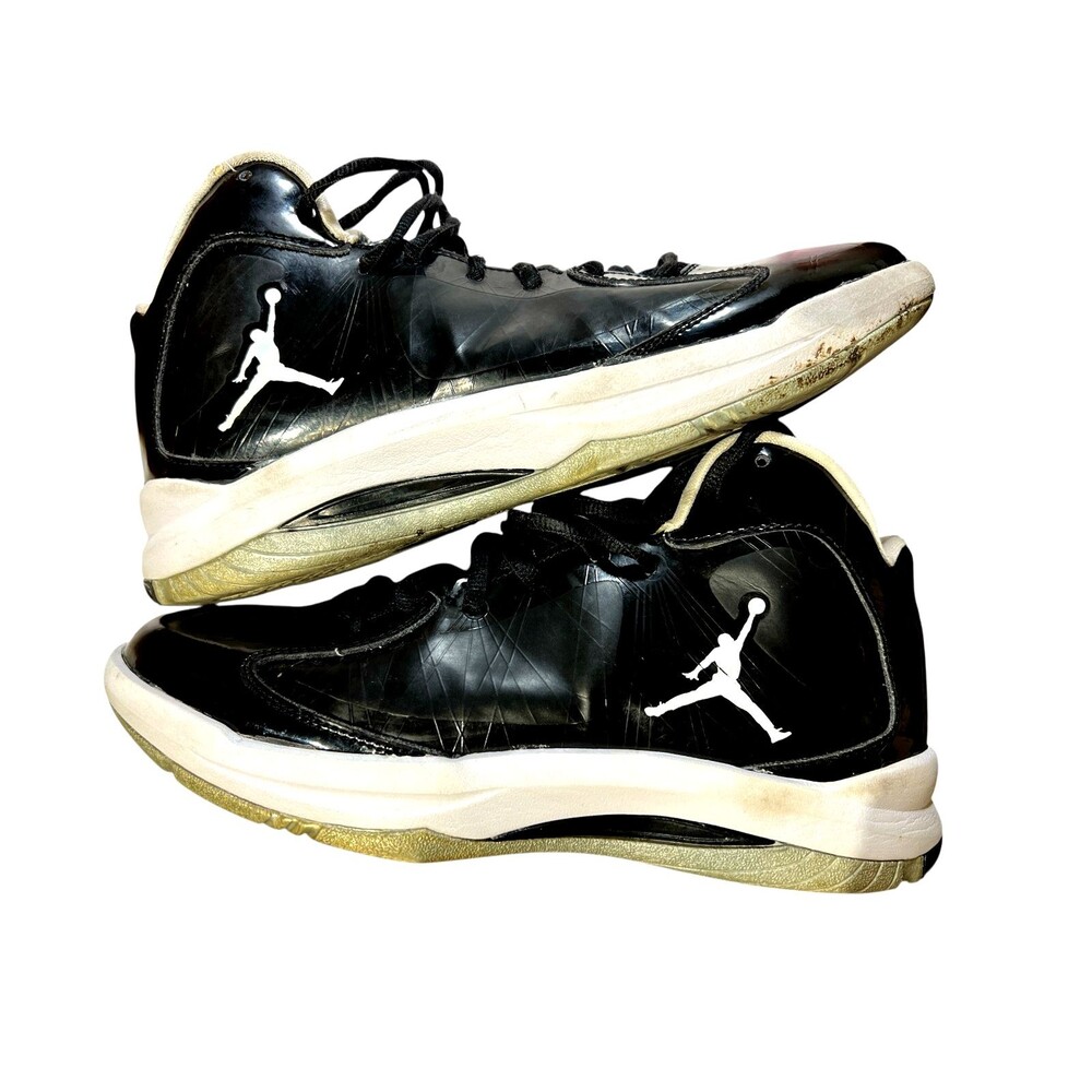 Jordan Aero Flight Vintage Y2K Black/White Metallic 25384-010 YOUTH SIZE 7